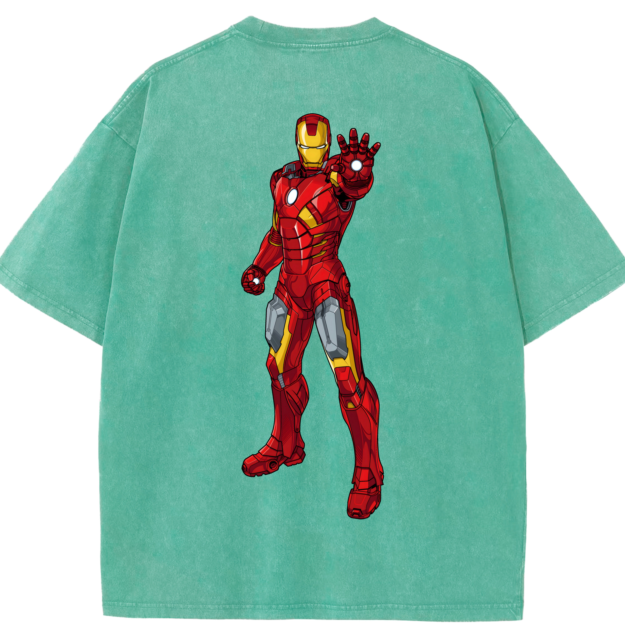 （画像用） アベンジャーズ The Avengers 綿100% ヴィンテージ風 半袖Tシャツ（背面プリント）